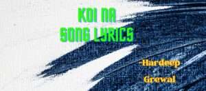 Koi Na Son Lyrics